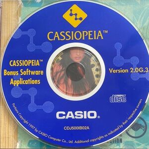 Casio Cassiopeia Bonus Software CD